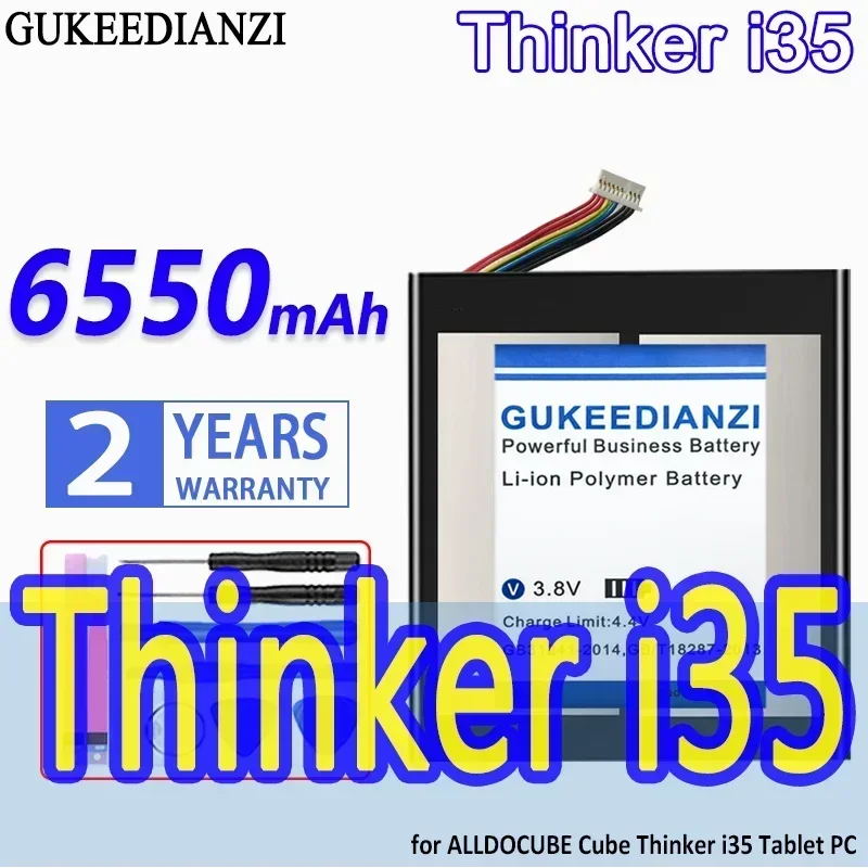 Аккумулятор большой емкости для планшетного ПК ALLDOCUBE Cube Thinker i35, 6550 мАч
Аккумулятор большой емкости для планшетного ПК ALLDOCUBE Cube Thinker i35, 6550 мАч