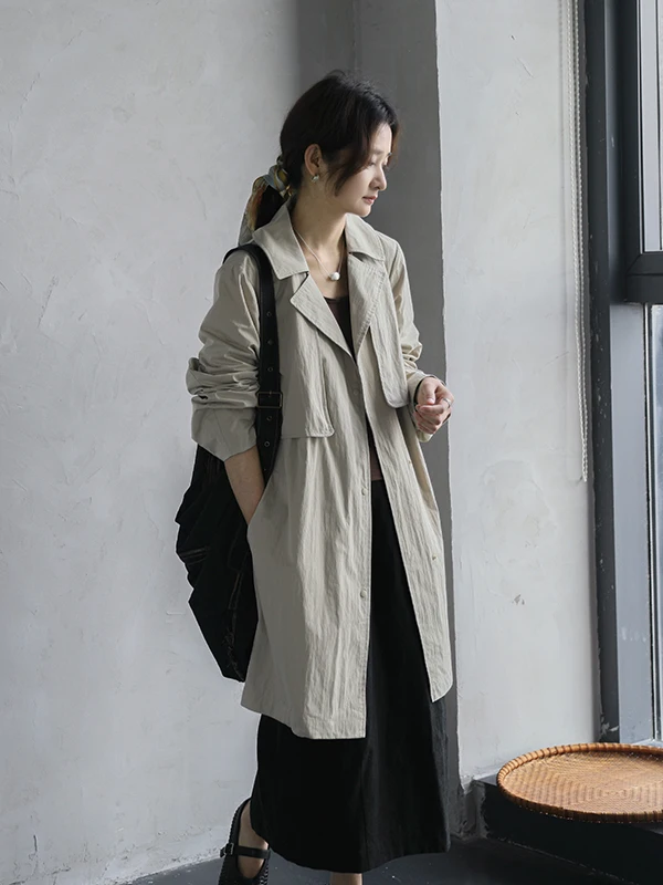 Spring Commute Women's Long Jaet 2026 New Simple Sle Cotton Polyester Fiber High Waist Belted Single Button Closure Coat
Spring Commute Women's Long Jaet 2026 New Simple Sle Cotton Polyester Fiber High Waist Belted Single Button Closure Coat