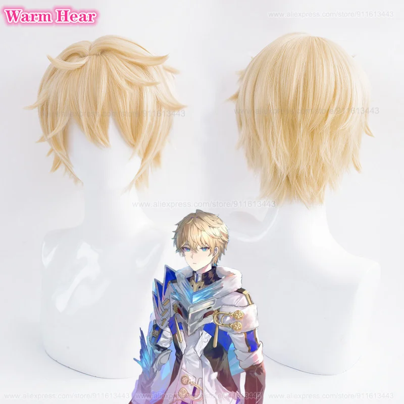 Gepard Landau Cosplay Wig Game HSR Short 30cm Golden Cosplay Anime Wig Heat Resistant Synthetic Hair Halloween Wigs + A Wig Cap 
Gepard Landau Cosplay Wig Game HSR Short 30cm Golden Cosplay Anime Wig Heat Resistant Synthetic Hair Halloween Wigs + A Wig Cap