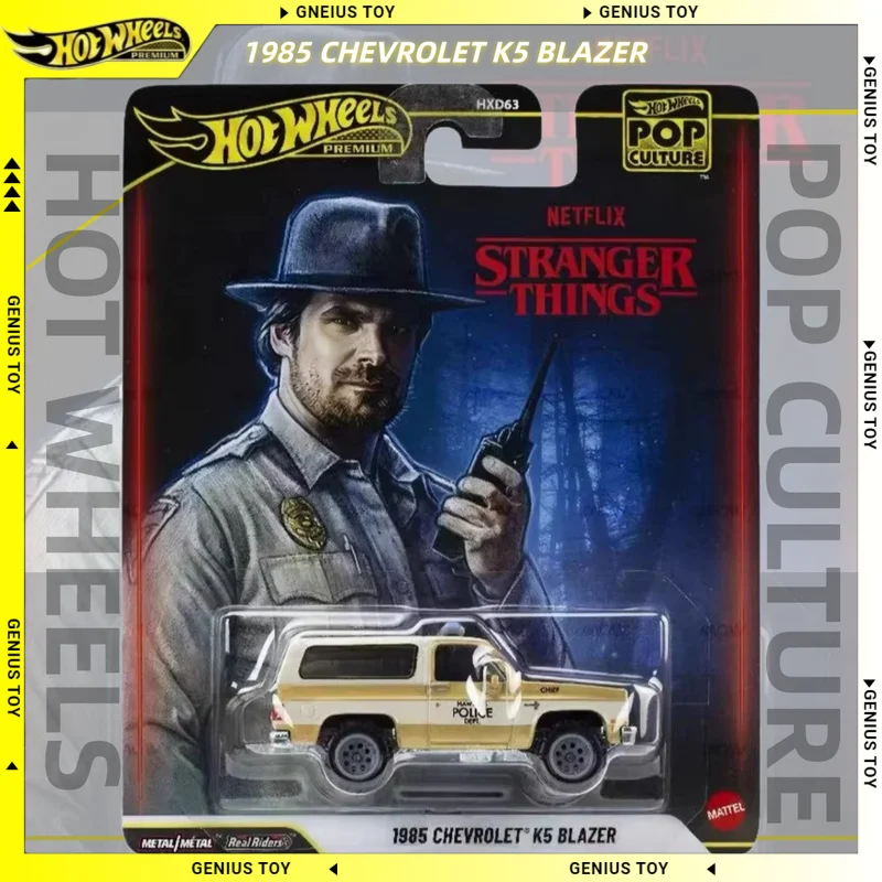 Hot Wheels Premium Pop Culture Stranger Things 1985 CHEVROLET K5 BLAZER 1:64 Diecast Alloy Metal Collectible Car Model Toys Gift
Hot Wheels Premium Pop Culture Stranger Things 1985 CHEVROLET K5 BLAZER 1:64 Diecast Alloy Metal Collectible Car Model Toys Gift