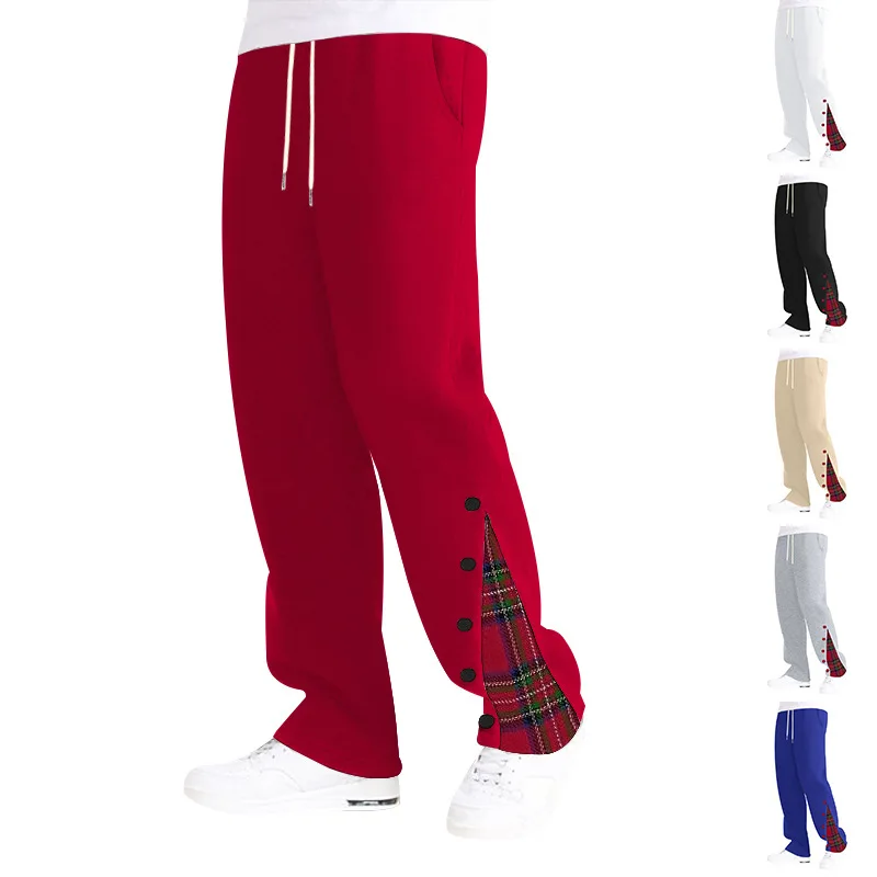 2025 Spring and Autumn New Men's Sports Pants American Street Style Loose Basketball Button Straight Casual Sports Long Pants
2025 Spring and Autumn New Men's Sports Pants American Street Style Loose Basketball Button Straight Casual Sports Long Pants
