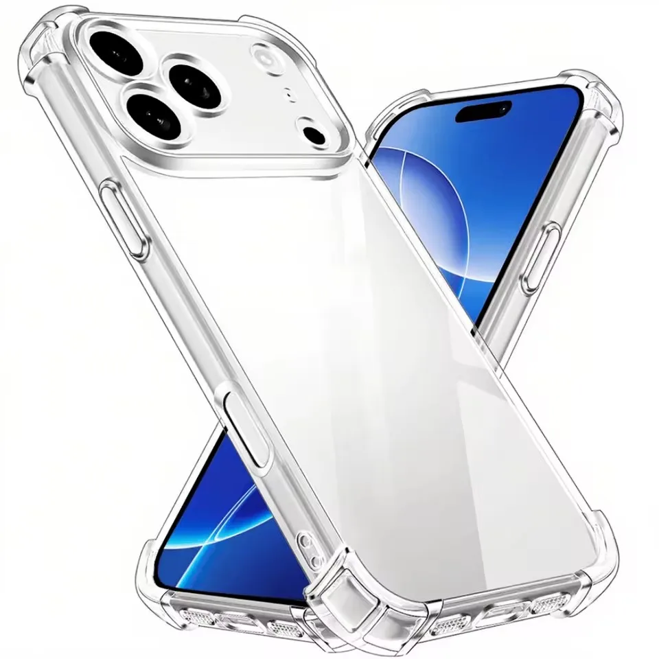 Shockproof Transparent Case For iPhone 17 16 15 14 13 12 11 Pro Xs Max X XR Mini Air 7 8 6 6s Plus 17e 16e Silicone Back Cover
Shockproof Transparent Case For iPhone 17 16 15 14 13 12 11 Pro Xs Max X XR Mini Air 7 8 6 6s Plus 17e 16e Silicone Back Cover