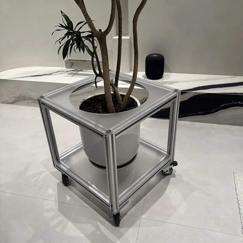 Aluminum Pot Storage Holders Portable Garden Storage Racks Multifunctional Potted Plant Cart Creative Flowerpot Display Stand
Aluminum Pot Storage Holders Portable Garden Storage Racks Multifunctional Potted Plant Cart Creative Flowerpot Display Stand