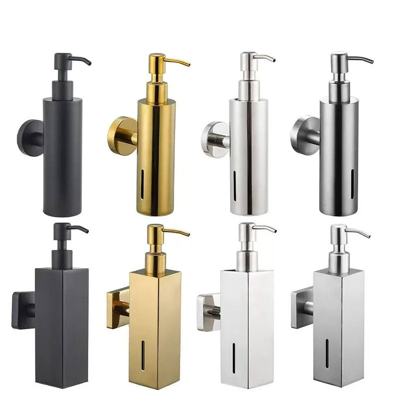 Stainless Steel Hand Sanitizer Bottle Liquid Soap Dispensers Shower Gel Hanging Bottle Punch Wall-mounted Bottle
Stainless Steel Hand Sanitizer Bottle Liquid Soap Dispensers Shower Gel Hanging Bottle Punch Wall-mounted Bottle