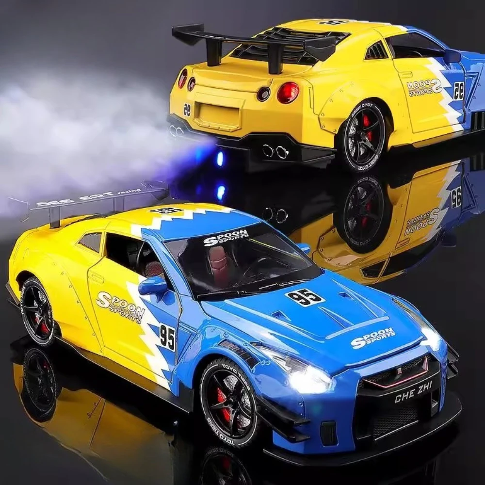 1:24 Scale GTR Racing Car R34 Model Toy Alloy Die-cast Doors Opened Pull Back Sports Cars Models Sound Light Gifts for Chid
1:24 Scale GTR Racing Car R34 Model Toy Alloy Die-cast Doors Opened Pull Back Sports Cars Models Sound Light Gifts for Chid