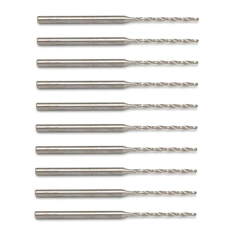 652F 10 Pieces Metal Alloy 2.35mm Shank Mini Twist Drill Bits for Woodworking and Model Making for DIY Amber Beads Tools
652F 10 Pieces Metal Alloy 2.35mm Shank Mini Twist Drill Bits for Woodworking and Model Making for DIY Amber Beads Tools