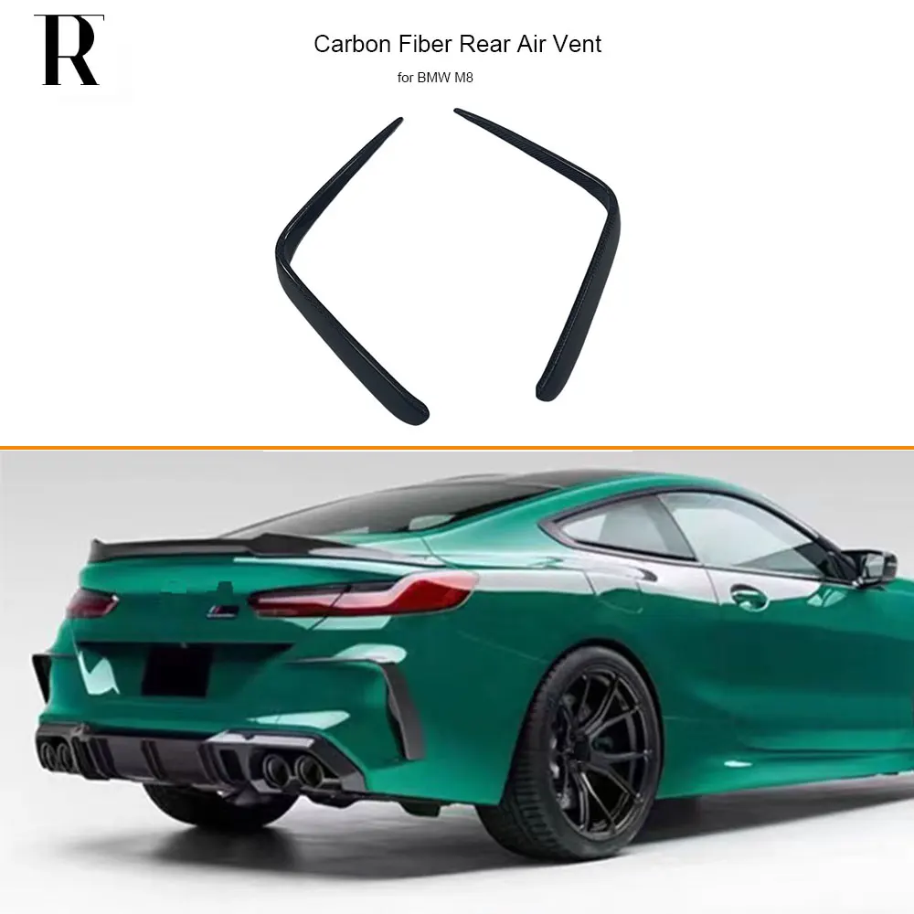 Real Carbon Fiber Rear Bumper Side Air Vent Cover Trim Spoiler Canards for Bmw F91 F92 F93 M8 20-UP
Real Carbon Fiber Rear Bumper Side Air Vent Cover Trim Spoiler Canards for Bmw F91 F92 F93 M8 20-UP