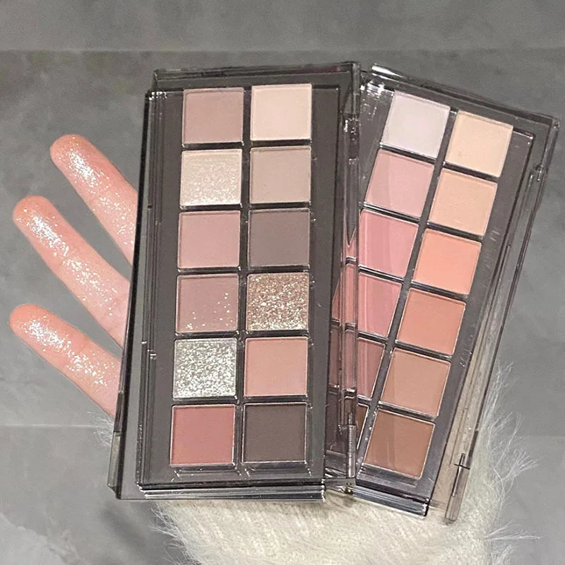 12 Colors Commute Daily Eyeshadow Palette Pearl Matte Earth Tone Multifunctional Shimmer for Women Daily
12 Colors Commute Daily Eyeshadow Palette Pearl Matte Earth Tone Multifunctional Shimmer for Women Daily