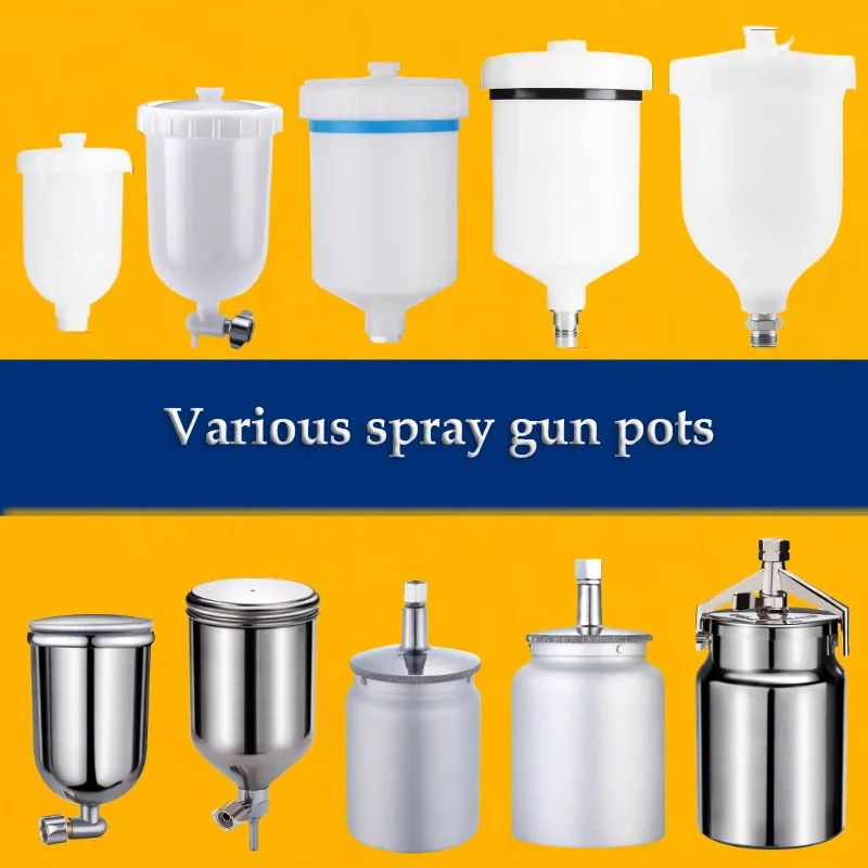 Paint spray gun pots and cans Inner filament Outer filament W71 Upper and lower plastic pots W101/77 spray gun pot accessories
Paint spray gun pots and cans Inner filament Outer filament W71 Upper and lower plastic pots W101/77 spray gun pot accessories