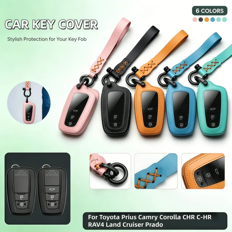 234 Buttons Car Key Case Cover Shell For Toyota Prius Camry Corolla CHR C-HR RAV4 Land Cruiser Prado Protector Accessories
234 Buttons Car Key Case Cover Shell For Toyota Prius Camry Corolla CHR C-HR RAV4 Land Cruiser Prado Protector Accessories