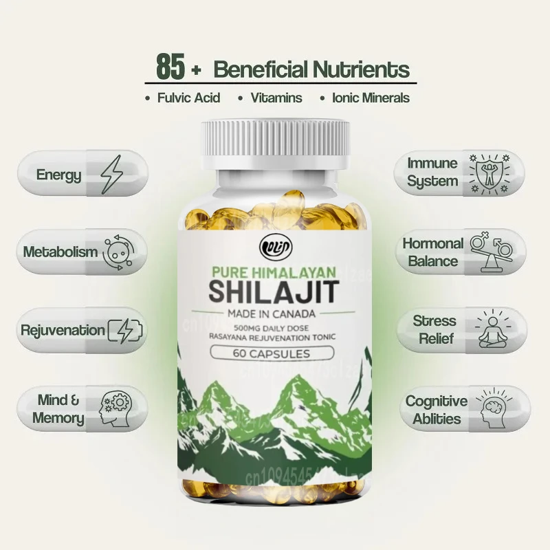 Pure Himalaya Pure Natural Shilajit Supplement -60 Vegetarian Capsules
Pure Himalaya Pure Natural Shilajit Supplement -60 Vegetarian Capsules