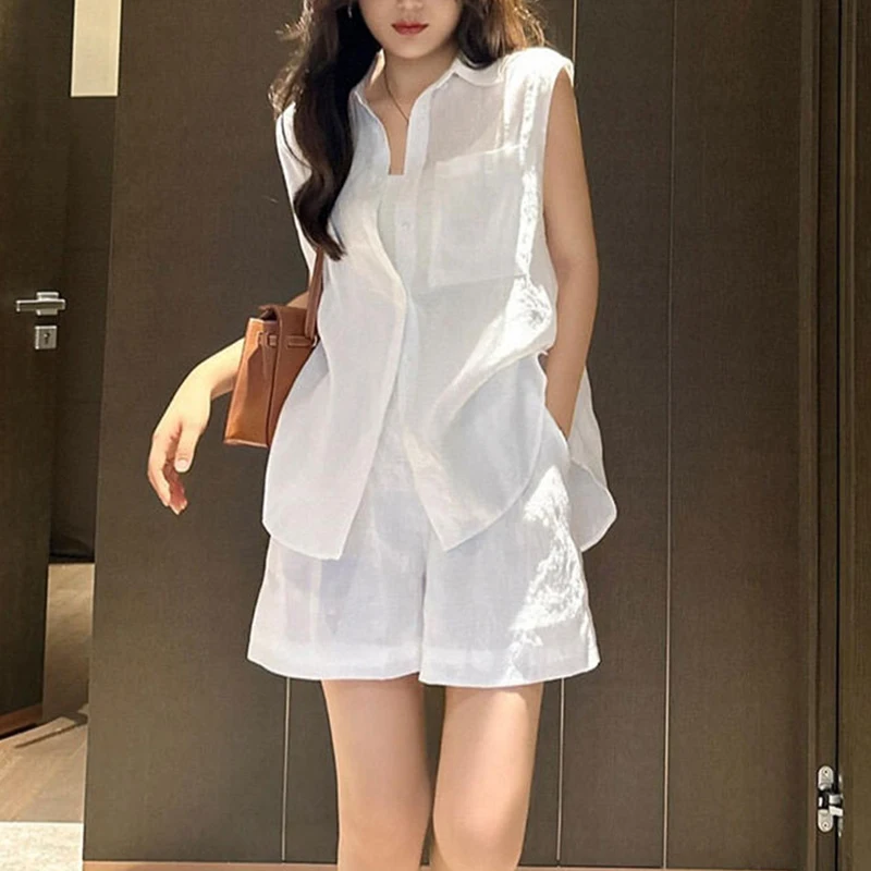 Fashionable Cotton Linen Set Sleeveless Wide Leg Pants Two Piece Set Summer 2026 Euro Style plus Size Women's Clothing
Fashionable Cotton Linen Set Sleeveless Wide Leg Pants Two Piece Set Summer 2026 Euro Style plus Size Women's Clothing