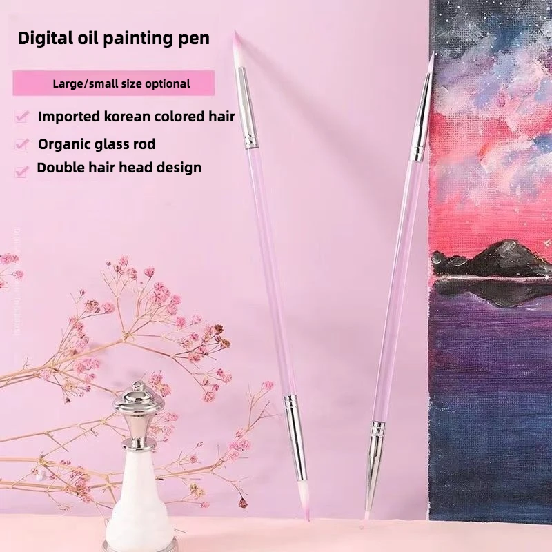 Goose Purple Crystal Double Head Brushing Watercolor Oil Painting Pen Ice Transparent DIY Digital Painting Special Coloring Pen
Goose Purple Crystal Double Head Brushing Watercolor Oil Painting Pen Ice Transparent DIY Digital Painting Special Coloring Pen