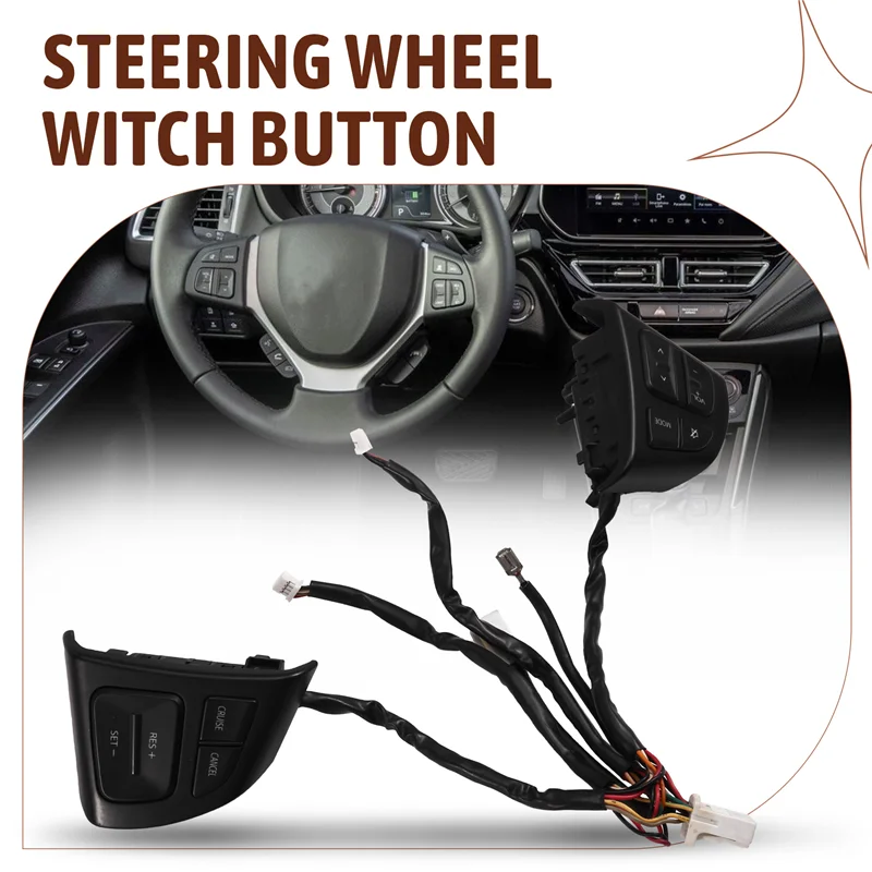 Steering Wheel Switch Button Volume Cruise Control Switch For Suzuki Swift SX4 S-CROSS Vitara 2016-A08Q
Steering Wheel Switch Button Volume Cruise Control Switch For Suzuki Swift SX4 S-CROSS Vitara 2016-A08Q