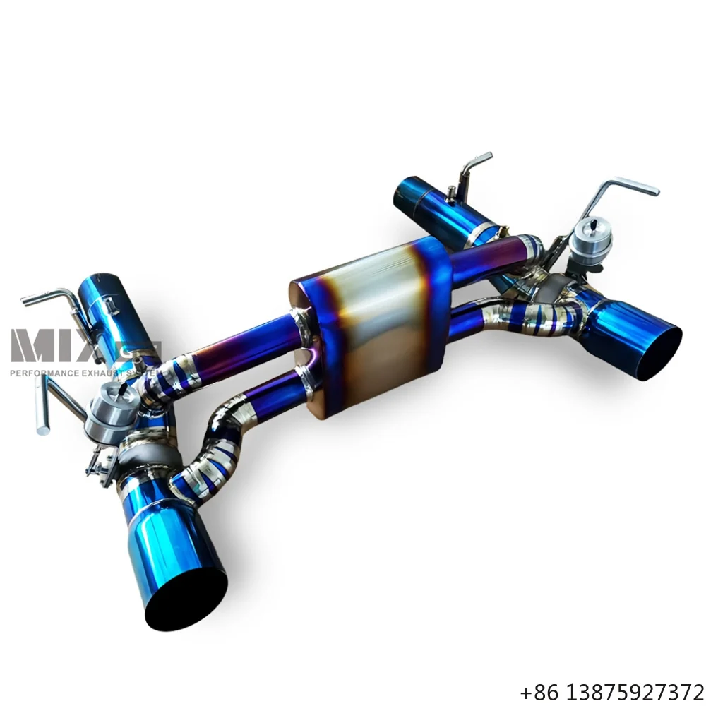 Smart Valve Titanium Catback Exhaust System for F8 3 9T V8 2019 2023 Racing Performance Modification Kit
Smart Valve Titanium Catback Exhaust System for F8 3 9T V8 2019 2023 Racing Performance Modification Kit
