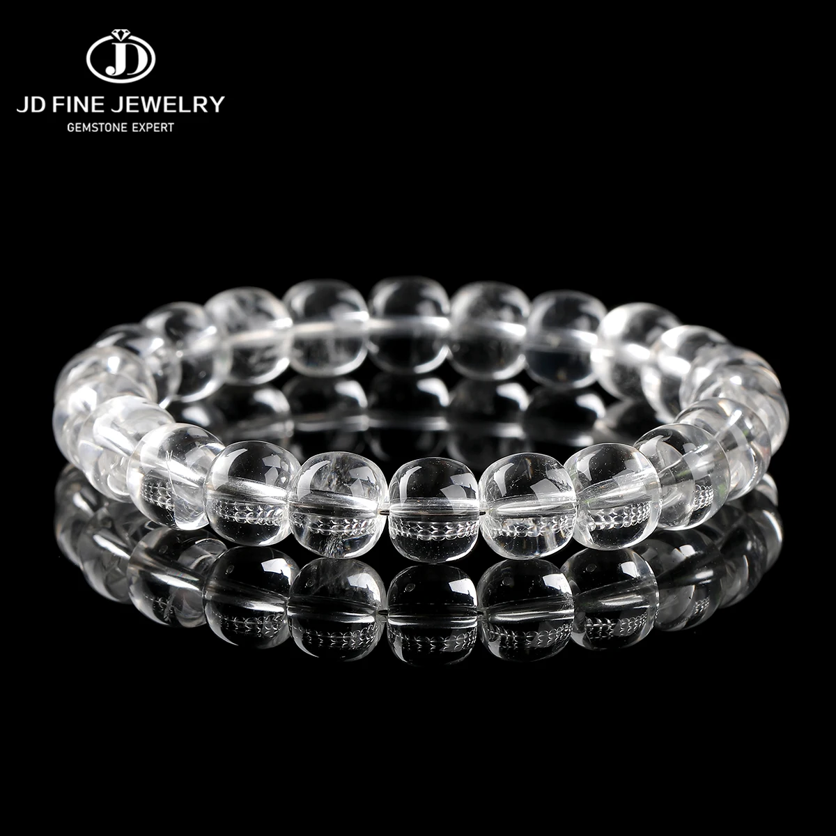 JD 100% Natural Clear Quartz Old-Style Bead Bracelet Healing Crystal Jewelry for Focus Clarity Energy Balance Unisex Gift
JD 100% Natural Clear Quartz Old-Style Bead Bracelet Healing Crystal Jewelry for Focus Clarity Energy Balance Unisex Gift