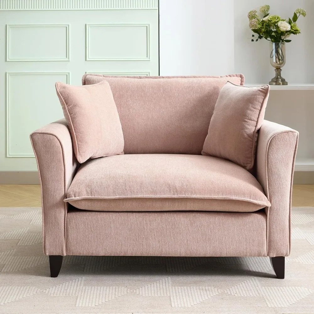 Oversized Living Room Accent Chair, Modern Chenille Upholstered Wider Seat Cloud Cushion Leisure Armchair Pure Color Sofac
Oversized Living Room Accent Chair, Modern Chenille Upholstered Wider Seat Cloud Cushion Leisure Armchair Pure Color Sofac