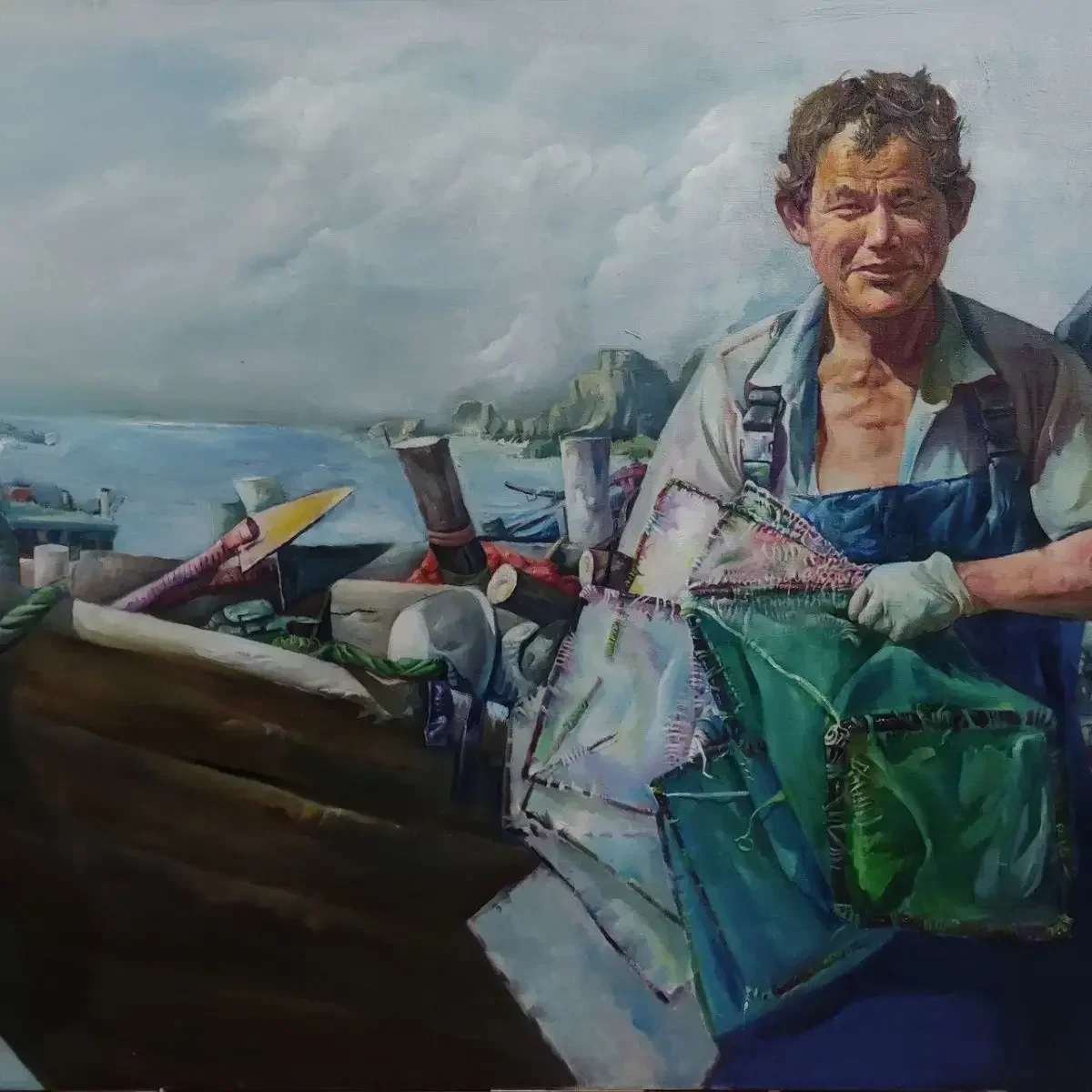 Oil painting graduation creation pure hand-painted "The Feedback of the Sea"
Oil painting graduation creation pure hand-painted "The Feedback of the Sea"