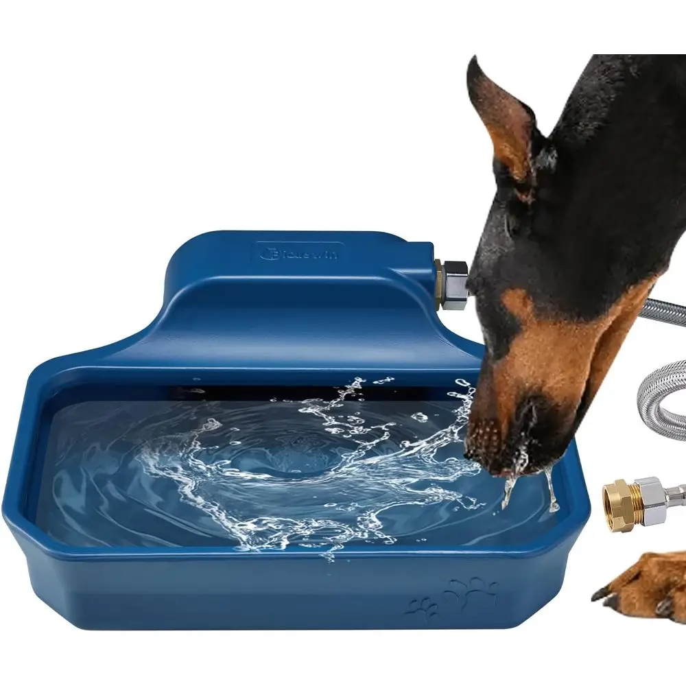 1-Gallon Automatic Pet Water Dispenser, Outdoor/Indoor, Large Capacity, BPA-Free, Wide Mouth, Blue
1-Gallon Automatic Pet Water Dispenser, Outdoor/Indoor, Large Capacity, BPA-Free, Wide Mouth, Blue