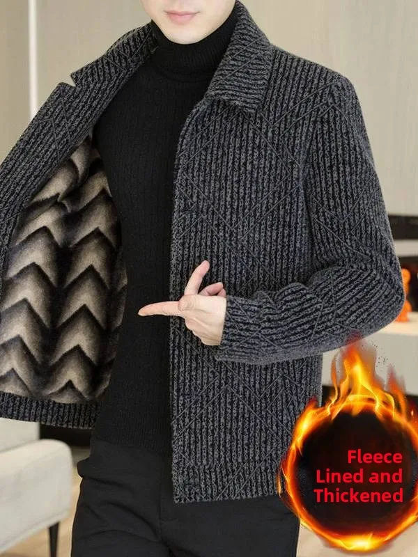 High-End Men's Thiened Woolen Jaet Casual Collar Autumn Winter New Sle Korean Version Stand Fit Breathable Inner Dig...
High-End Men's Thiened Woolen Jaet Casual Collar Autumn Winter New Sle Korean Version Stand Fit Breathable Inner Dig...