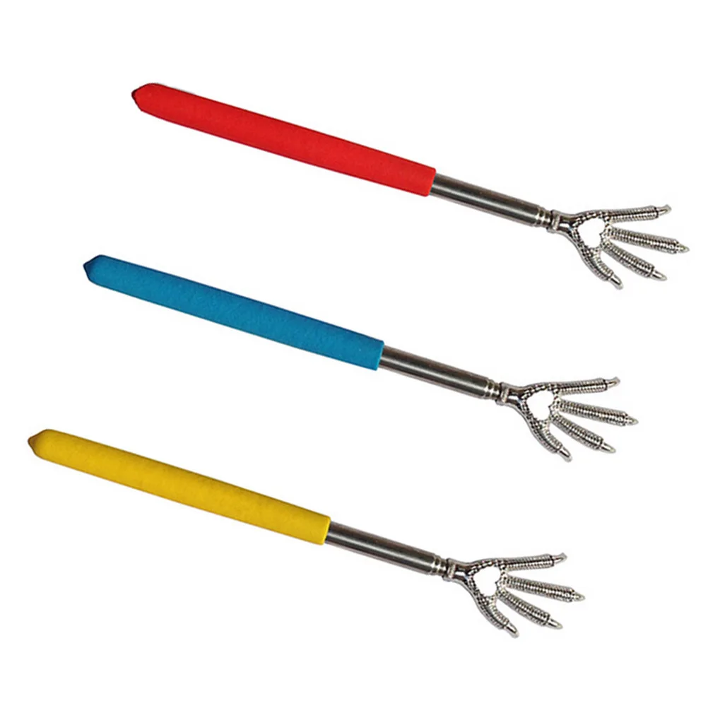3pcs Telescopic Back Scratcher Stainless Steel Long Handle Rubber Grip Extendable Portable Massage Tool For Back Relief
3pcs Telescopic Back Scratcher Stainless Steel Long Handle Rubber Grip Extendable Portable Massage Tool For Back Relief