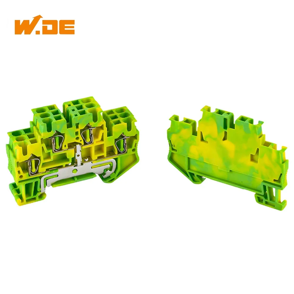 10PCS STTB-2.5-PE Screwless Ground Din Rail Terminal Block Connector Double Layer Return Pull Type Spring Ground Terminal Blocks
10PCS STTB-2.5-PE Screwless Ground Din Rail Terminal Block Connector Double Layer Return Pull Type Spring Ground Terminal Blocks