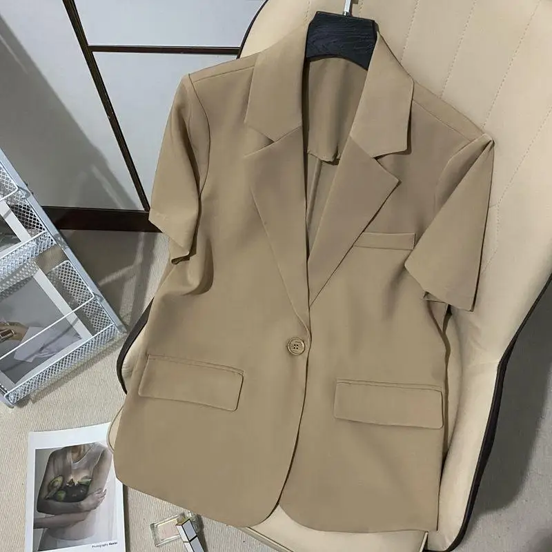 Sli ort-Sved Open Cardigan Slim Fit Spring Summer Lightweight Jaet Single Button Men Women Casual Suit Outerwear
Sli ort-Sved Open Cardigan Slim Fit Spring Summer Lightweight Jaet Single Button Men Women Casual Suit Outerwear