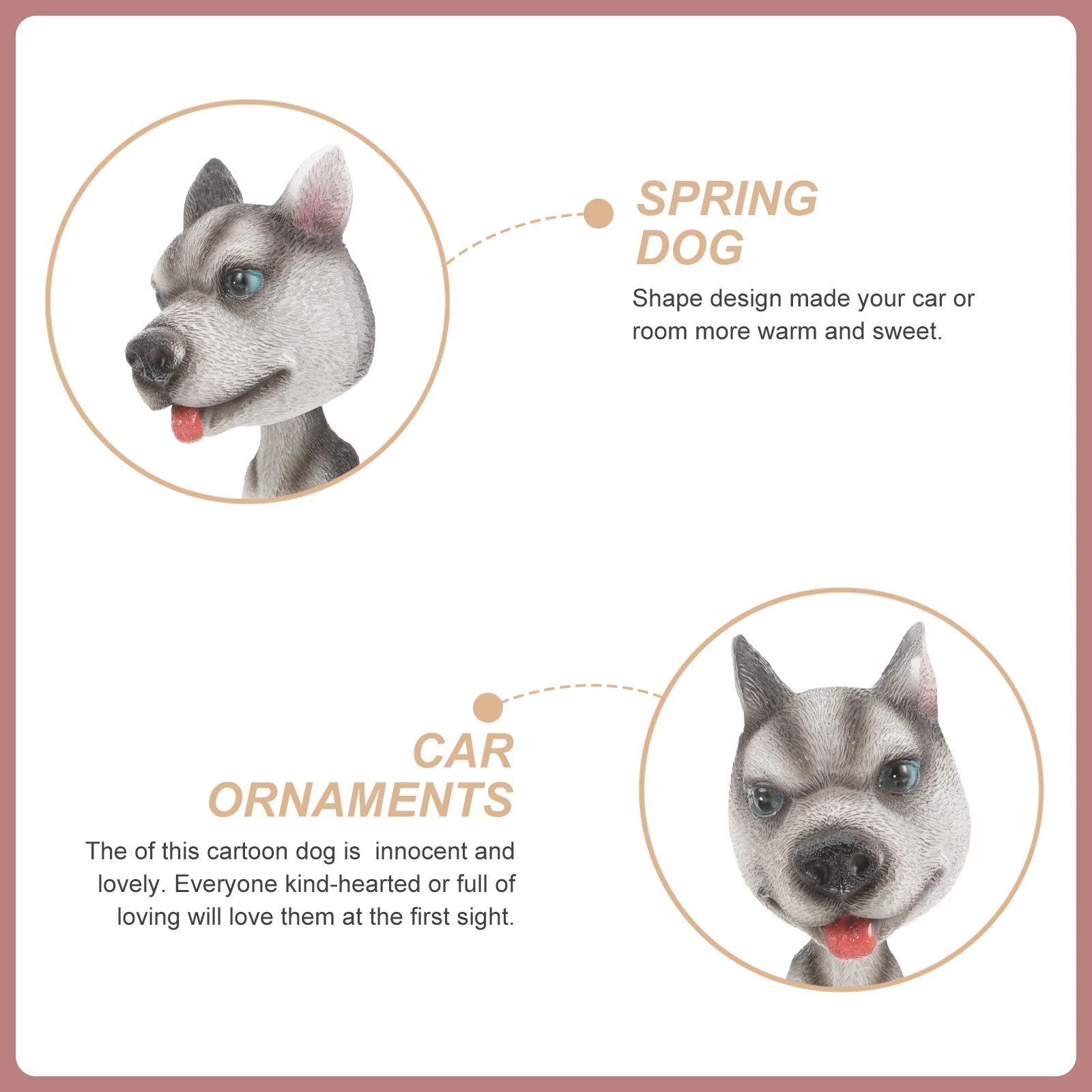 Bobble Dog Ornament Car Decoration Cartoon Ornaments Small Portable Bedroom Living Room Car Accessories Display Gift
Bobble Dog Ornament Car Decoration Cartoon Ornaments Small Portable Bedroom Living Room Car Accessories Display Gift