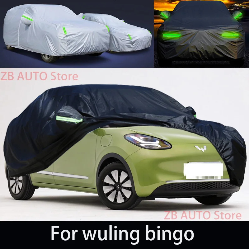 For wuling bingo Outdoor Protection Full Car Covers Snow Cover Sunshade Waterproof Dustproof Exterior Car accessories
For wuling bingo Outdoor Protection Full Car Covers Snow Cover Sunshade Waterproof Dustproof Exterior Car accessories