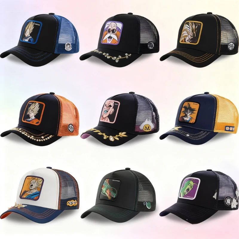 Hot Dragon Ball Series Fashion Cap Cartoon Anime Figure Goku Creativity Printing Athleisure Adjustable Hats Birthday Gift
Hot Dragon Ball Series Fashion Cap Cartoon Anime Figure Goku Creativity Printing Athleisure Adjustable Hats Birthday Gift