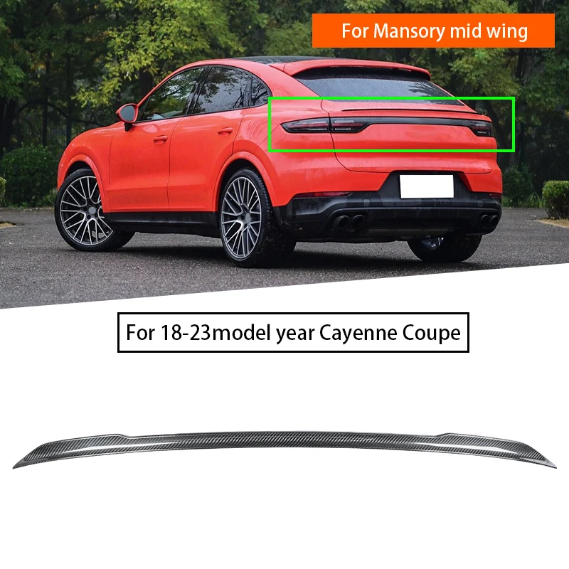 Car Carbon Fiber Mansory Style Rear SpoilerMiddle Wing for Porsche Cayenne Coupe 9Y0 2018-UP Auto Parts
Car Carbon Fiber Mansory Style Rear SpoilerMiddle Wing for Porsche Cayenne Coupe 9Y0 2018-UP Auto Parts