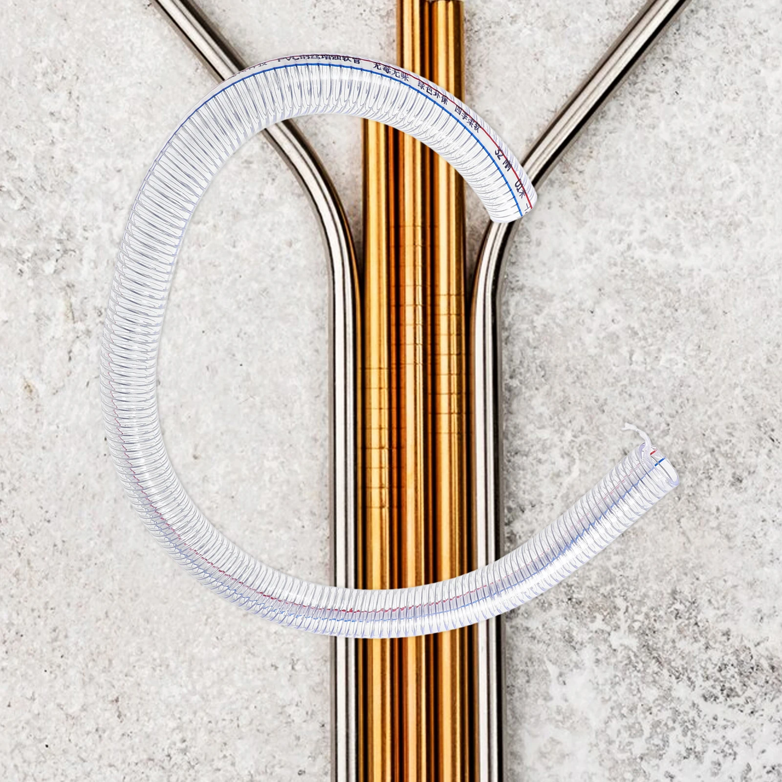 PVC Steel Wire Hose Spiral Flexible Heavy Duty Water Pump Tubing Industrial Oil Conveying Tube Water Drain Hose
PVC Steel Wire Hose Spiral Flexible Heavy Duty Water Pump Tubing Industrial Oil Conveying Tube Water Drain Hose