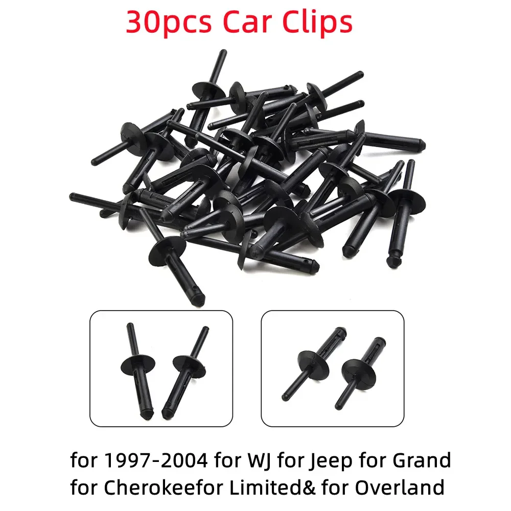 30pcs Car Fender Bumper Rivet Clips for WJ for Jeep for Grand for Cherokee for Limited& for Overland 1997-2004 34201631 Fastener
30pcs Car Fender Bumper Rivet Clips for WJ for Jeep for Grand for Cherokee for Limited& for Overland 1997-2004 34201631 Fastener