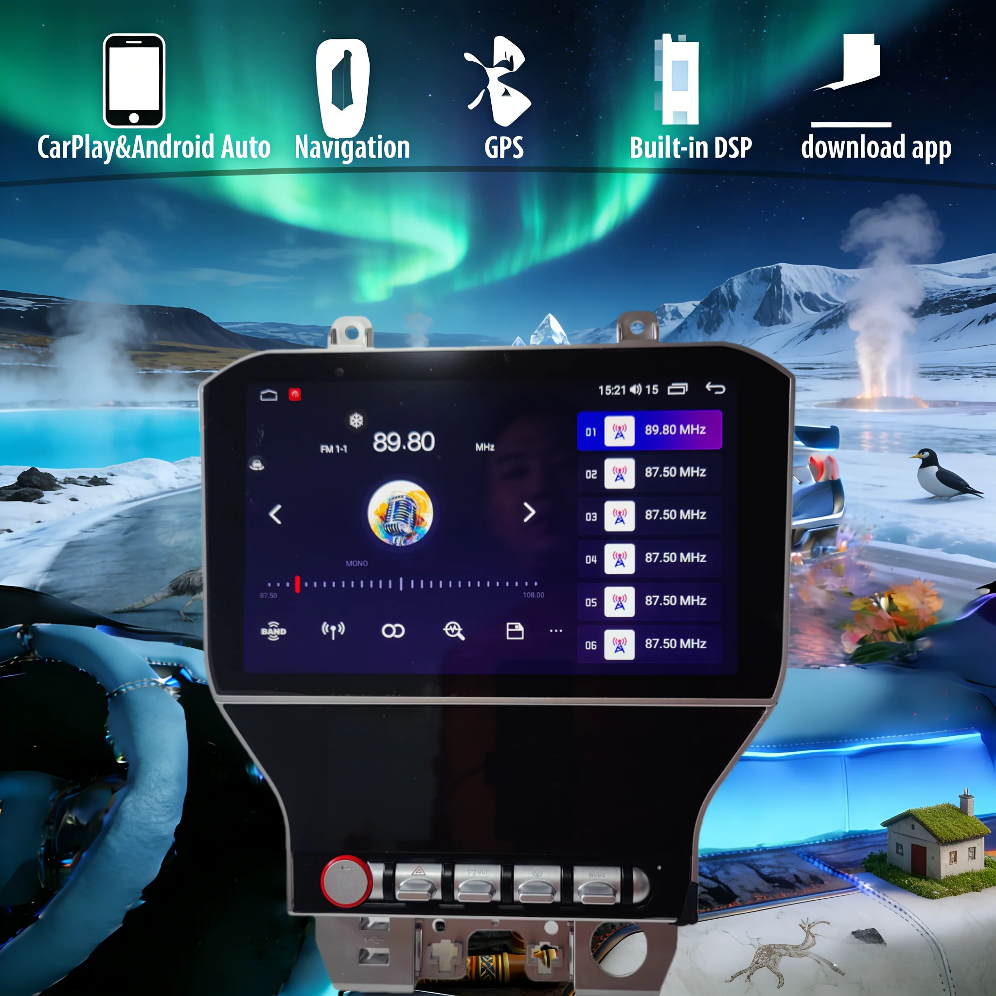 11.5"+6.86" Android 14 Carplay Auto For Ford Mustang 2015 2016-2020 Car Radio Dual Screen Multimedia Stereo Player GPS Head Unit
11.5"+6.86" Android 14 Carplay Auto For Ford Mustang 2015 2016-2020 Car Radio Dual Screen Multimedia Stereo Player GPS Head Unit