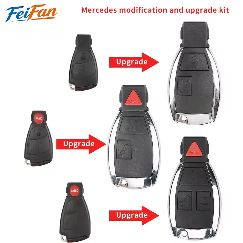 Fei Mercedes Upgrades the Shell for Mercedes Benz NEC B C E ML S CLK Class CL MB W204 W203 W211 W208 1996 2004 2005 2/3/4 Button
Fei Mercedes Upgrades the Shell for Mercedes Benz NEC B C E ML S CLK Class CL MB W204 W203 W211 W208 1996 2004 2005 2/3/4 Button