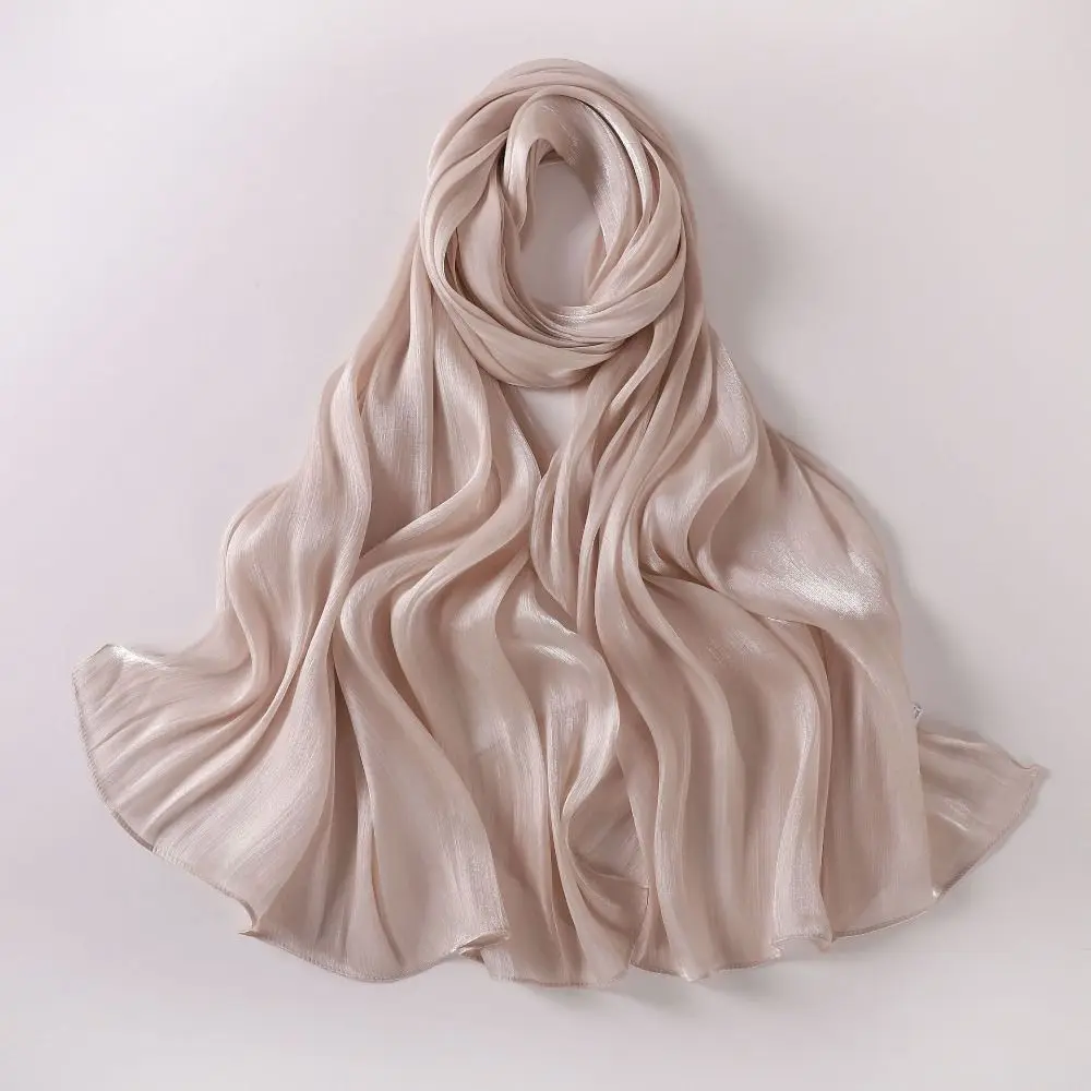 Fashion Solid Color Silk Scarf Shining Long Sunscreen shawl Chiffon Soft Head Wrap Outdoor
Fashion Solid Color Silk Scarf Shining Long Sunscreen shawl Chiffon Soft Head Wrap Outdoor