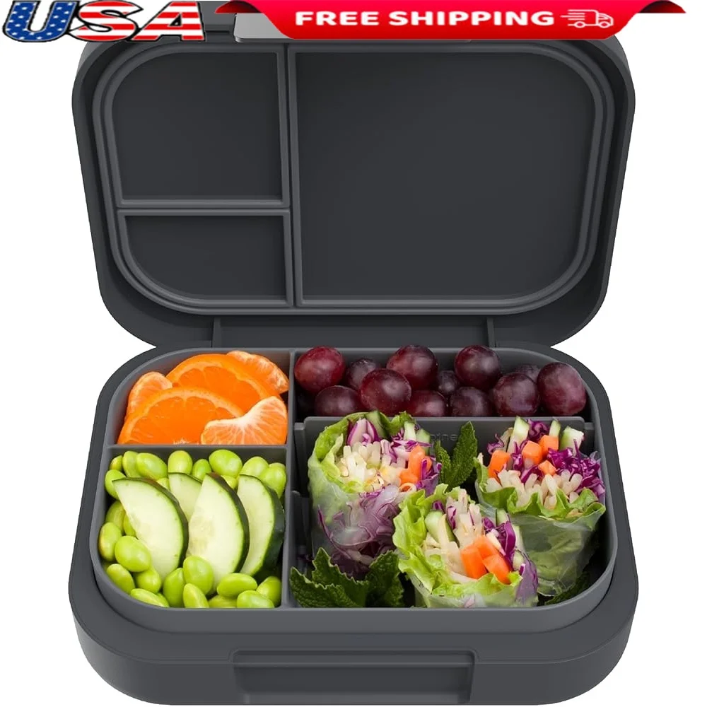 Leak Resistant Bento Lunch Box Adults and Teens Reusable BPA Free Meal Prep Container Stylish on the Go Food Storage
Leak Resistant Bento Lunch Box Adults and Teens Reusable BPA Free Meal Prep Container Stylish on the Go Food Storage