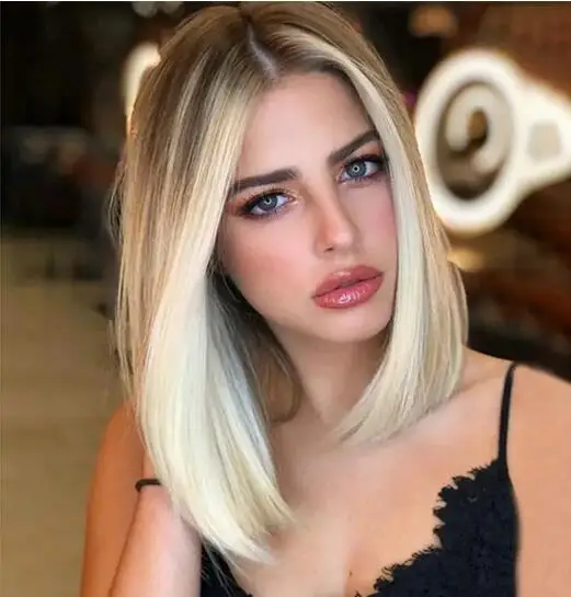 Synthetic Short Straight Wigs Blonde Color Wig For Women Natural Heat Resistant Hair
Synthetic Short Straight Wigs Blonde Color Wig For Women Natural Heat Resistant Hair