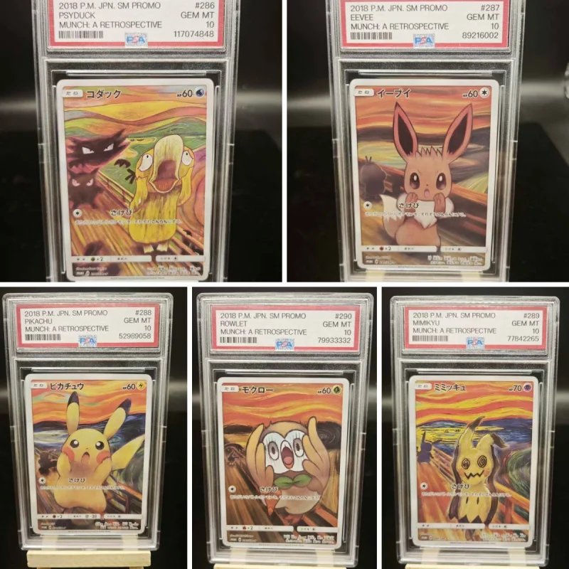 DIY High Quality PSA10 Pokemon PTCG Card 2018 Japanese SM-P Munch: A Retrospective Graded Promo Cards 5PCS Limited Collectible
DIY High Quality PSA10 Pokemon PTCG Card 2018 Japanese SM-P Munch: A Retrospective Graded Promo Cards 5PCS Limited Collectible