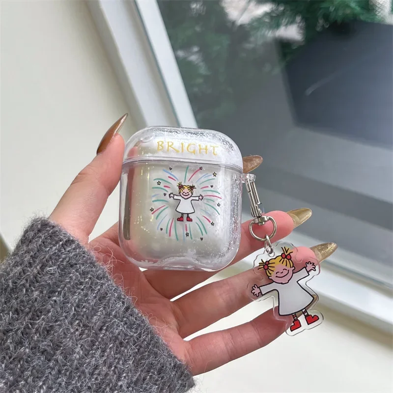 Cartoon Girl Pendant Case for AirPods 4 Airpod 1 2 3 Pro Pro2 Bluetooth Earbuds Charging Box Protective Earphone Case Cover
Cartoon Girl Pendant Case for AirPods 4 Airpod 1 2 3 Pro Pro2 Bluetooth Earbuds Charging Box Protective Earphone Case Cover