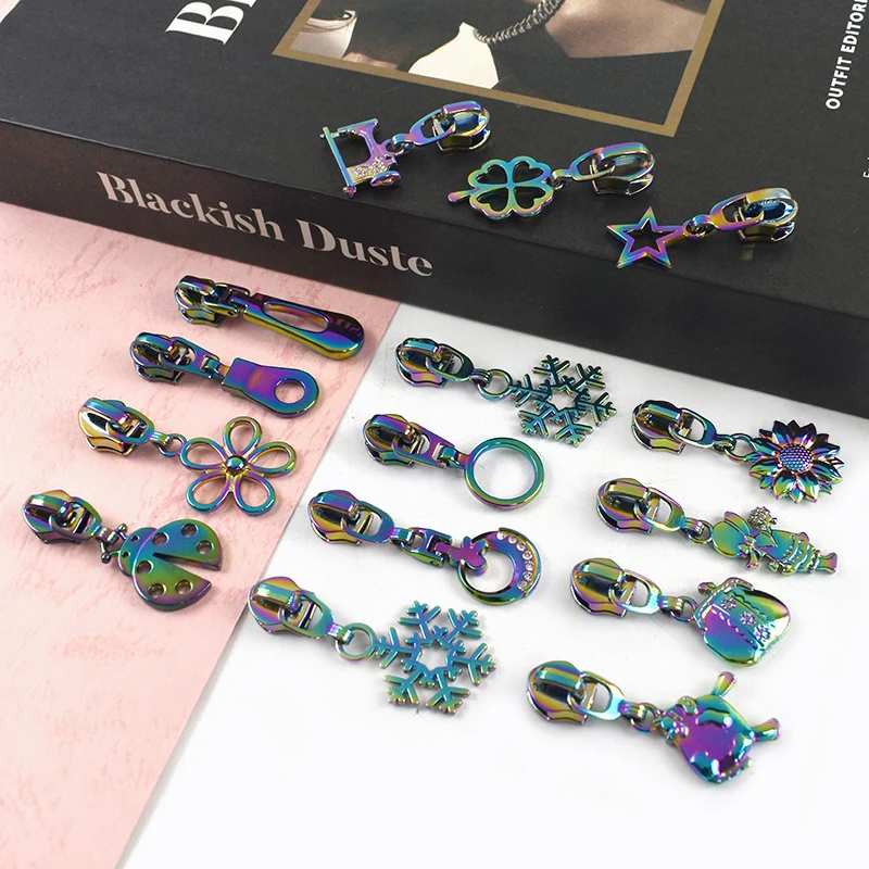 5/10Pcs 5# Nylon Zipper Sliders for Sewing Rainbow Zip Pulls Bag Clothes Decorative Zippers Head Repair Kits DIY Accessories
5/10Pcs 5# Nylon Zipper Sliders for Sewing Rainbow Zip Pulls Bag Clothes Decorative Zippers Head Repair Kits DIY Accessories