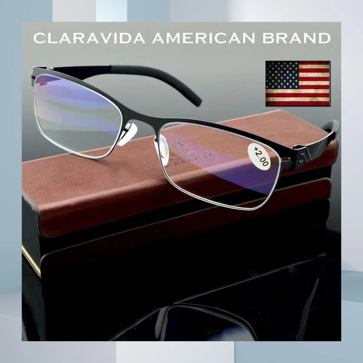 Clara Vida Anti Blue Light Man Adjustable Temples Soft Silicone Nose Pads Reading Glasses Woman1 +1.5 +2 +2.5 +3 +3.5 +4
Clara Vida Anti Blue Light Man Adjustable Temples Soft Silicone Nose Pads Reading Glasses Woman1 +1.5 +2 +2.5 +3 +3.5 +4