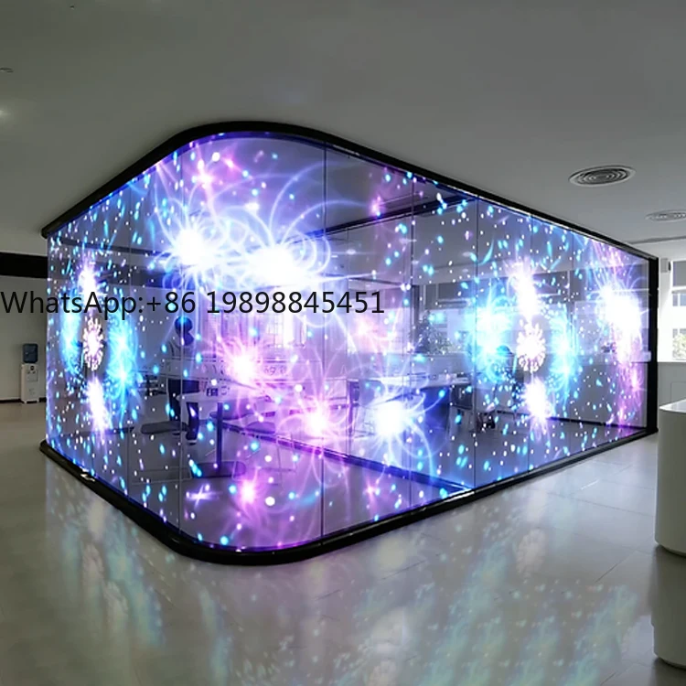 Outdoor HD Full Color Transparent Led Display Glass Screen
Outdoor HD Full Color Transparent Led Display Glass Screen