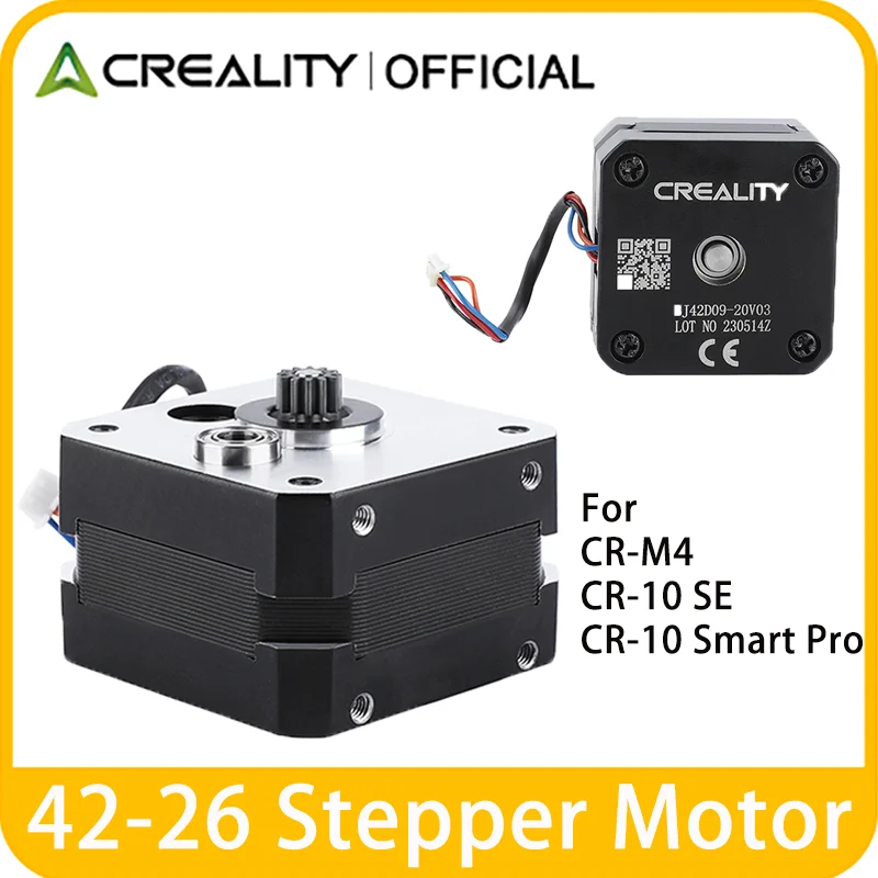 Creality 42-26 Stepper Motor 0.84A1.8 degree L4 Pressure Gear for CR-10 SE /CR-M4 /CR-10 Smart Pro 3D Printer Parts
Creality 42-26 Stepper Motor 0.84A1.8 degree L4 Pressure Gear for CR-10 SE /CR-M4 /CR-10 Smart Pro 3D Printer Parts
