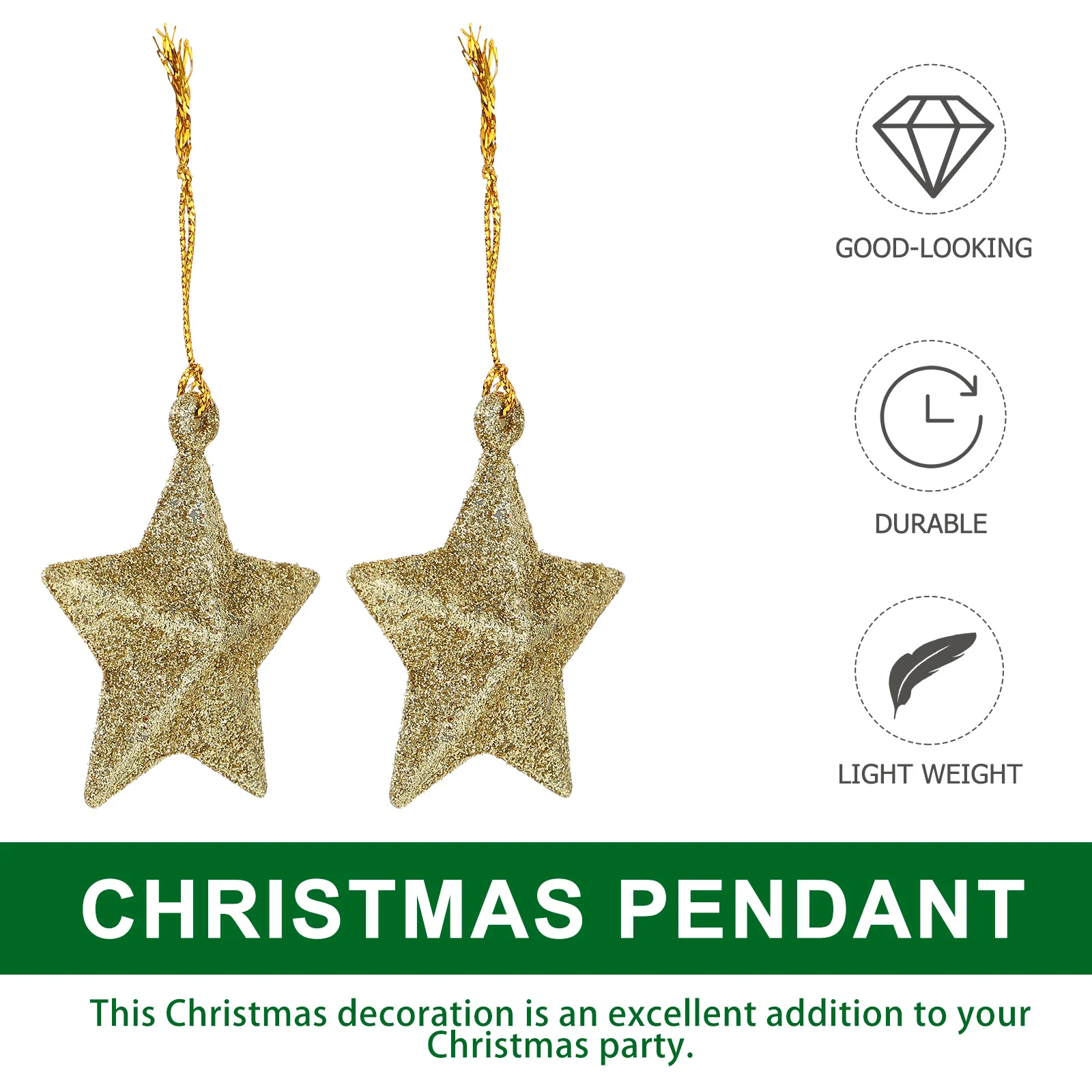 Hang Christmas Tree Decorations Decorative Star Figurine Golden Hanging Ornament
Hang Christmas Tree Decorations Decorative Star Figurine Golden Hanging Ornament