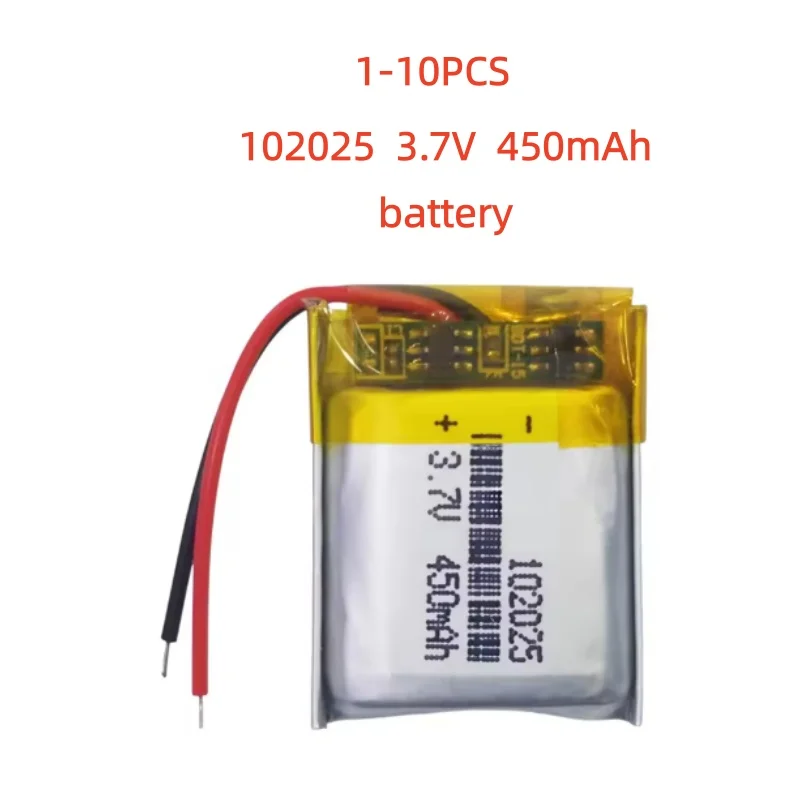 1-10PCS102025 3.7V 450mAh High Capacity Rechargeable Li-ion Polymer Battery for DIY Projects LED Lamps Power Banks Smart Devices
1-10PCS102025 3.7V 450mAh High Capacity Rechargeable Li-ion Polymer Battery for DIY Projects LED Lamps Power Banks Smart Devices