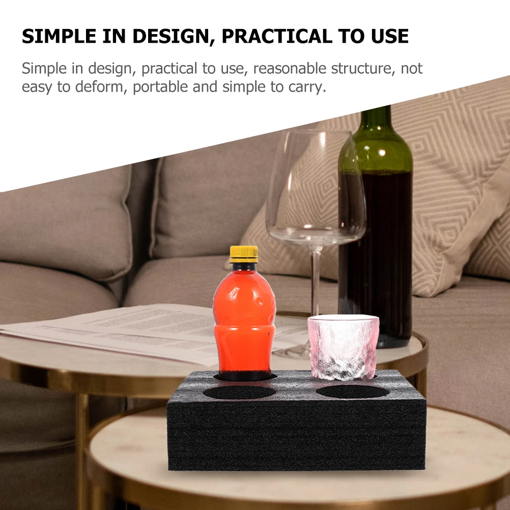 2 pcs Black 4 Holes Coffee Milk Tea Tray Drink Cup Holder Foam Carrier Safe Takeout Beverage Multiple Holes Kitchen Bar
2 pcs Black 4 Holes Coffee Milk Tea Tray Drink Cup Holder Foam Carrier Safe Takeout Beverage Multiple Holes Kitchen Bar