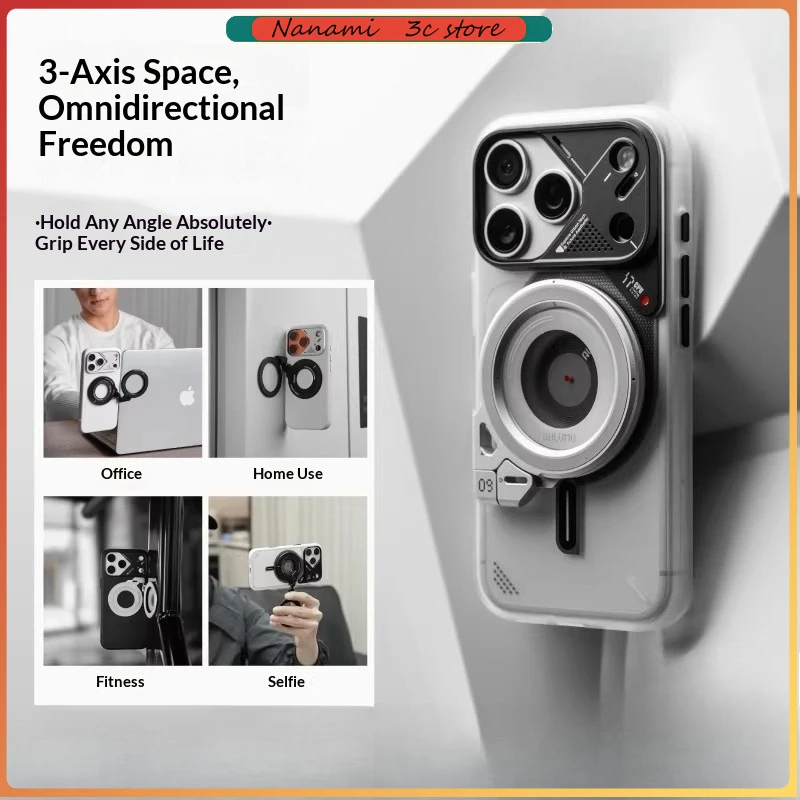 New Double-sided Magnetic Magsafe Stand Universal Rotation Ring Buckle Desktop Support Stand for iPhone 17 Pro Max/Apple/Huawei
New Double-sided Magnetic Magsafe Stand Universal Rotation Ring Buckle Desktop Support Stand for iPhone 17 Pro Max/Apple/Huawei