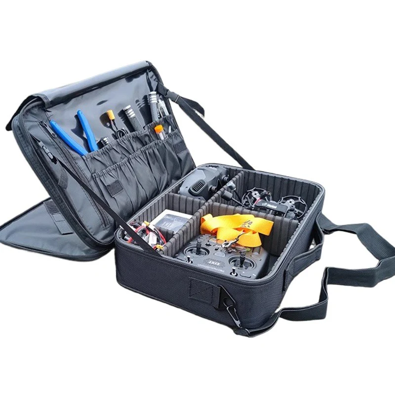 Large Capacity Tool Bag Waterproof FPV Model Aircraft Storage Bags Portable Hardware Tools Model Airplane Organizer Shoulder Bag
Large Capacity Tool Bag Waterproof FPV Model Aircraft Storage Bags Portable Hardware Tools Model Airplane Organizer Shoulder Bag