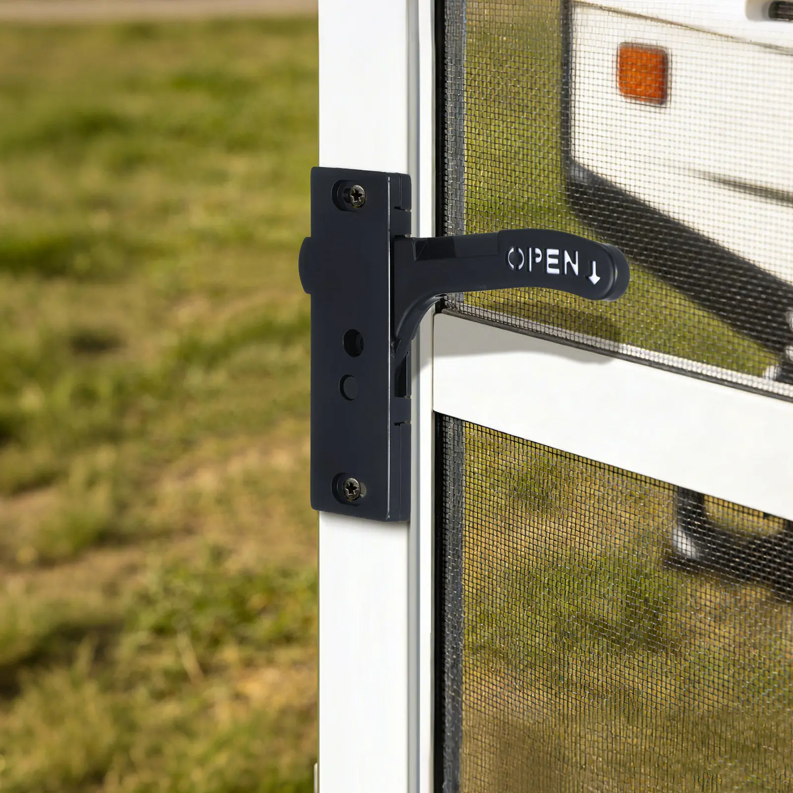 1Set Rv Screen Door Latch Replacement Right Hand Handle Weather Resistant Reliable Performance Universal Fit Rv Trailer Camper
1Set Rv Screen Door Latch Replacement Right Hand Handle Weather Resistant Reliable Performance Universal Fit Rv Trailer Camper